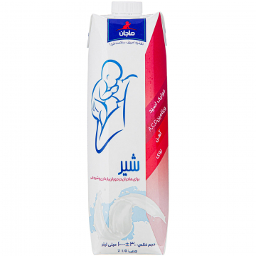 شیر نیم چرب مدت دار مادران حاوی ویتامین A و D و C ماجان کاله 1 لیتری